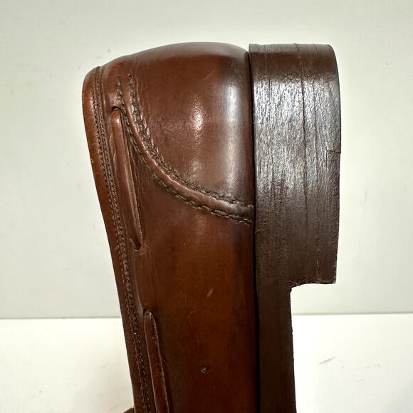 FULLY RESOLED Polo Ralph Lauren Tassel Kiltie Loafer Brown Bench Made Italy 8.5 - Picture 13 of 13